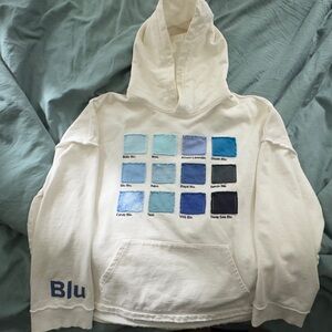 Blu Color Palette Hoodie (XXL)
